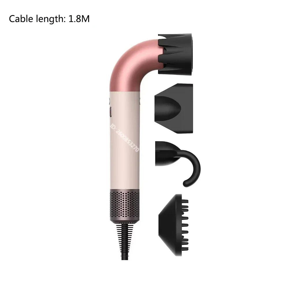 New 1.8 and 2.7M Bend Tube  Hair Dryer High Speed Hair Blower Quick Drying Negative Ion Secadora Para Cabello for Family Travel