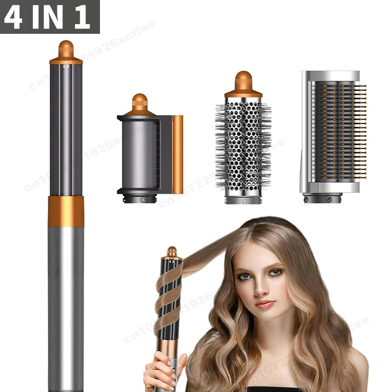 6 in 1 Hair Styler High-Speed Negative Ion Hair Dryer Multi Hair Styler Professional Blow Dryer Brush for Curling Gift for Women