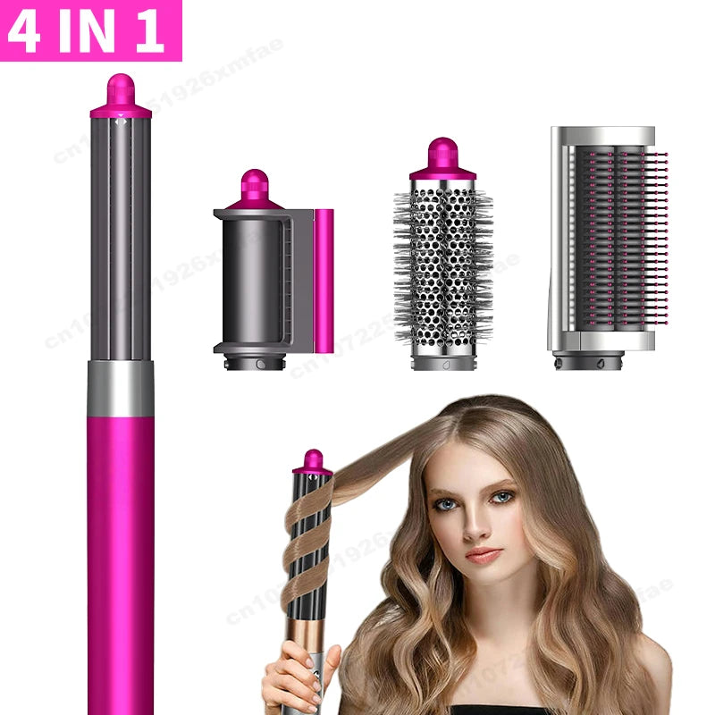 6 in 1 Hair Styler High-Speed Negative Ion Hair Dryer Multi Hair Styler Professional Blow Dryer Brush for Curling Gift for Women