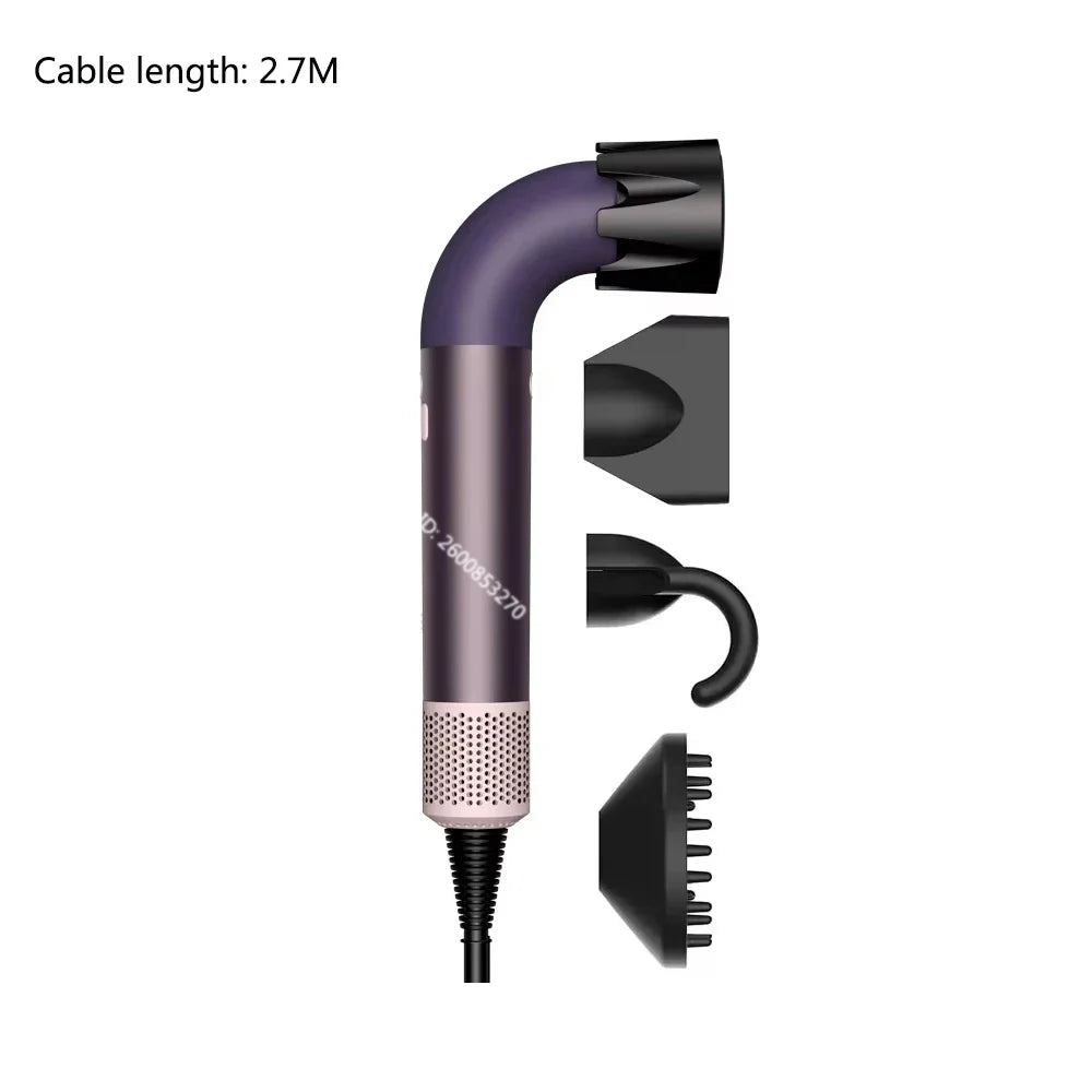 New 1.8 and 2.7M Bend Tube  Hair Dryer High Speed Hair Blower Quick Drying Negative Ion Secadora Para Cabello for Family Travel