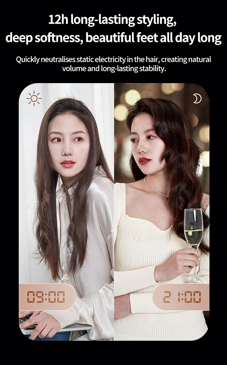 AirStraight 2in1 Straightening and Blow Drying Styler with 2 billion negative ions