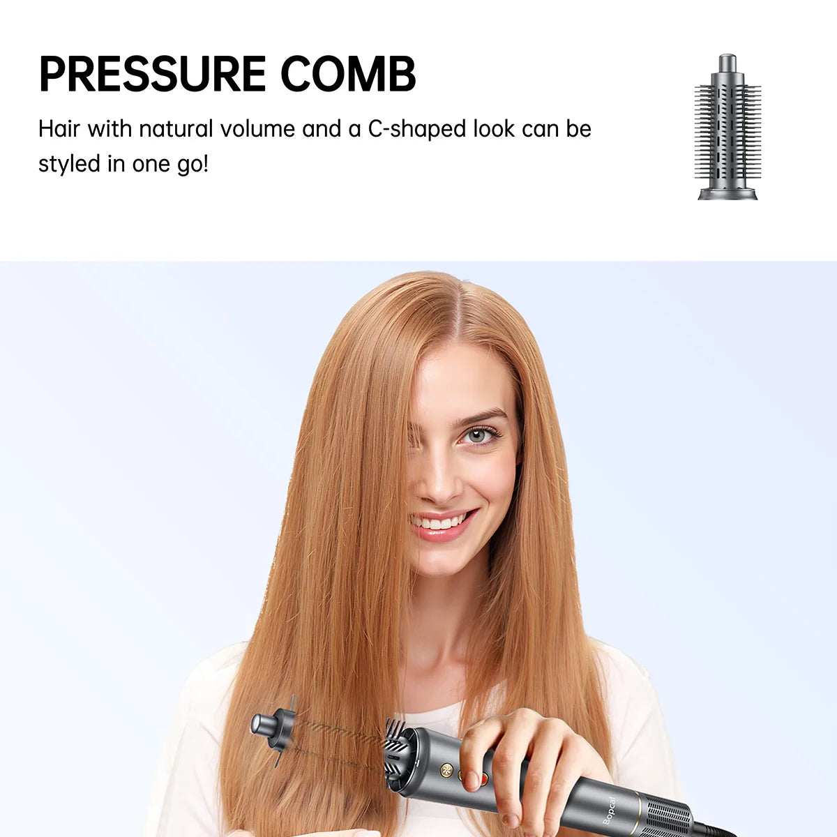 Multi Hairstyler 5-in-1 with Coanda Effect + Multi-hair styler with 160,000 RPM and 500 million negative ions +