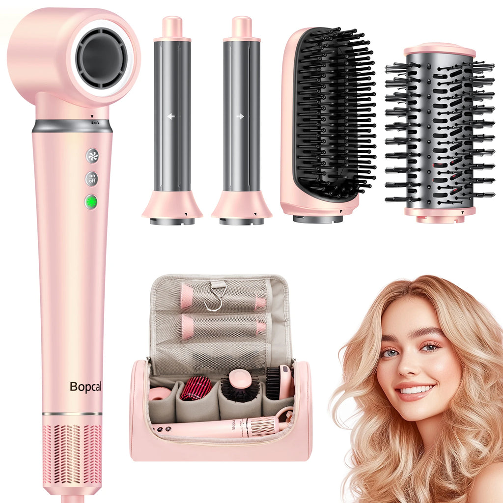 Hairstyler 5-in-1 with Coanda Effect + Hairstyler with 160,000 RPM and 500 million negative ions with Gift Box +