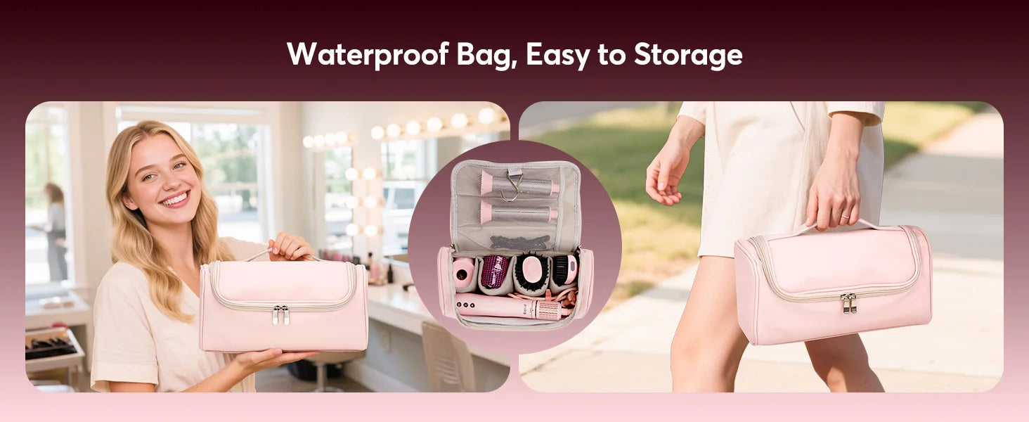 Hairstyler 5-in-1 with Coanda Effect + Hairstyler with 160,000 RPM and 500 million negative ions with Gift Box +