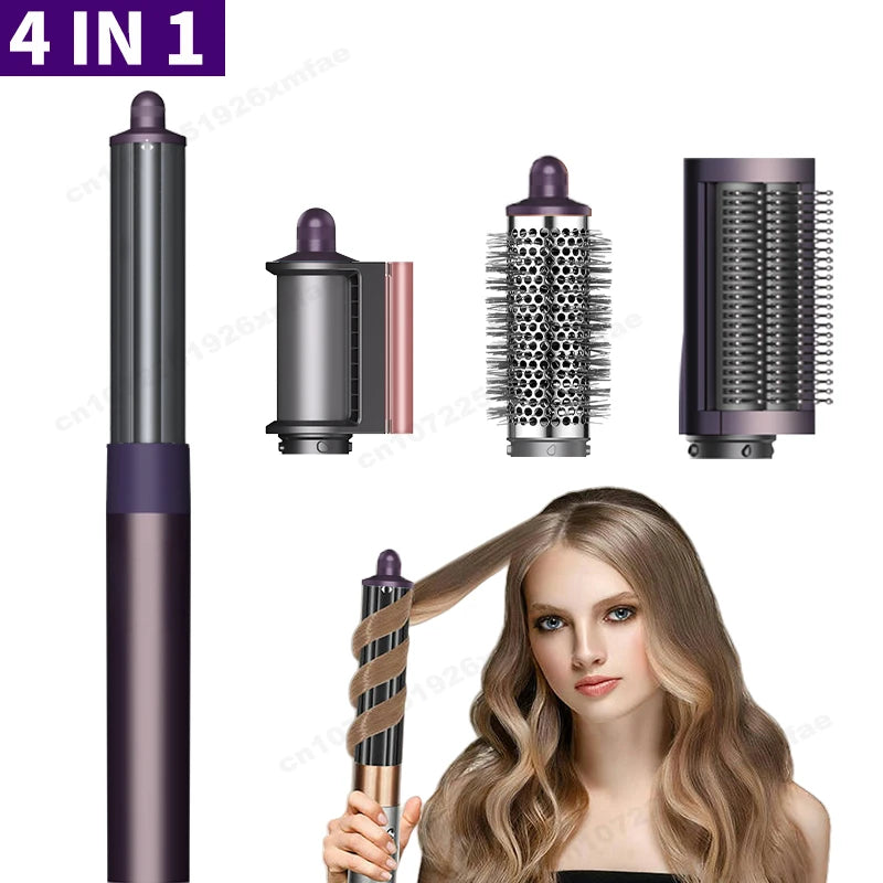 6 in 1 Hair Styler High-Speed Negative Ion Hair Dryer Multi Hair Styler Professional Blow Dryer Brush for Curling Gift for Women