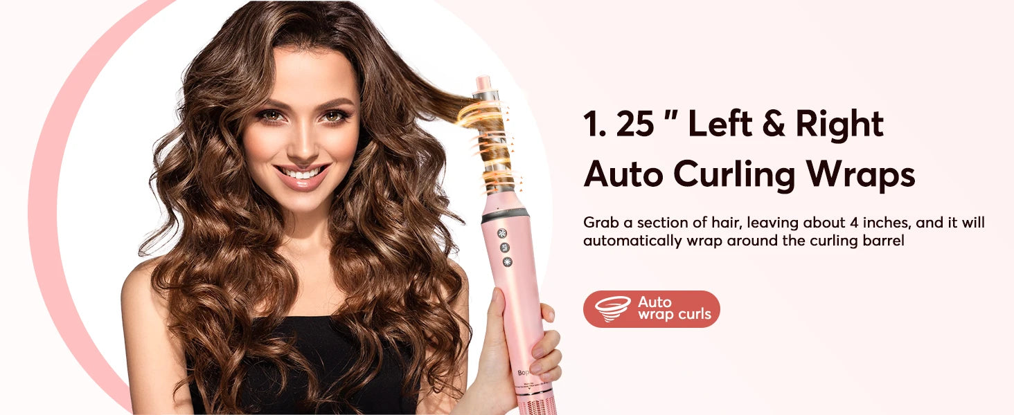 Multi Hairstyler 5-in-1 with Coanda Effect + Multi-hair styler with 160,000 RPM and 500 million negative ions +