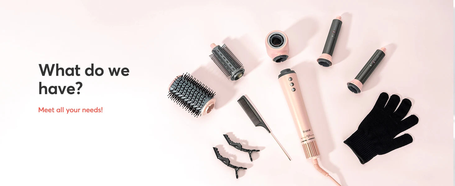 Multi Hairstyler 5-in-1 with Coanda Effect + Multi-hair styler with 160,000 RPM and 500 million negative ions +