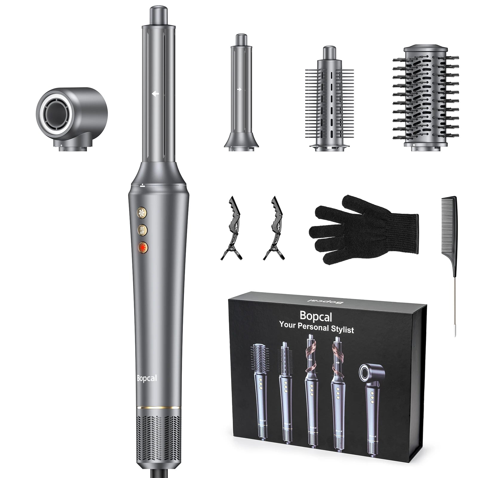 Multi Hairstyler 5-in-1 with Coanda Effect + Multi-hair styler with 160,000 RPM and 500 million negative ions +