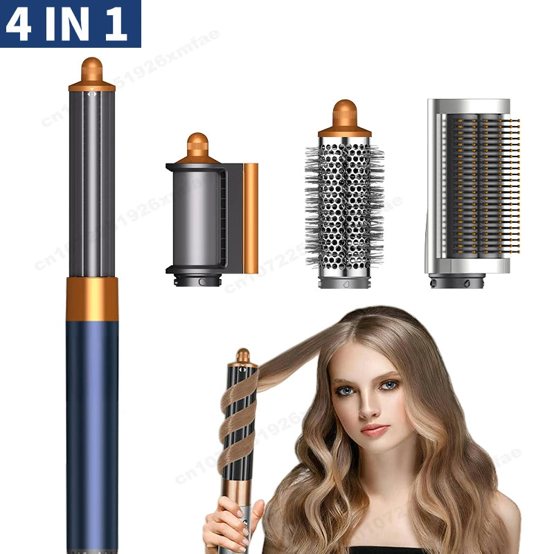 6 in 1 Hair Styler High-Speed Negative Ion Hair Dryer Multi Hair Styler Professional Blow Dryer Brush for Curling Gift for Women